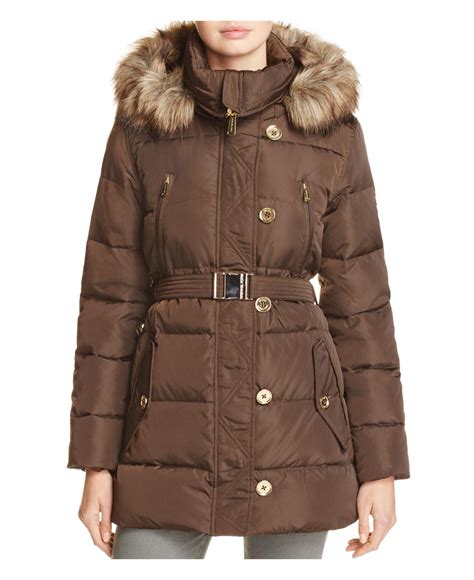 saks Michael Kors puffer coat